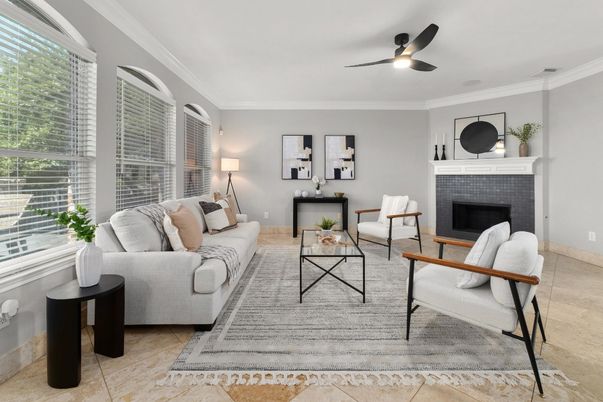 Fireplace, Interior, Living room