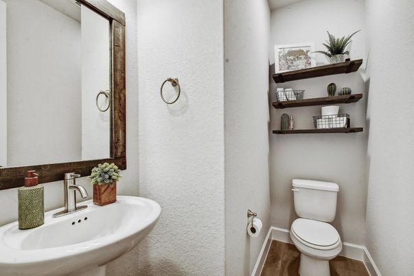 Bathroom, Interior, Wood Texture Flooring