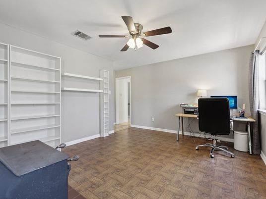 Home Office, Interior, Wood Texture Flooring