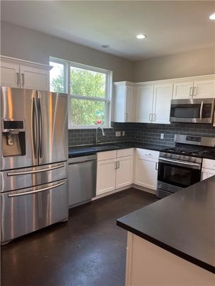 Interior, Kitchen, Recessed Lighting, Stainless Steel Appliances