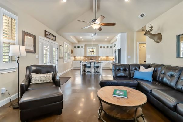 Interior, Kitchen, Living room, Pendant Lights, Recessed Lighting