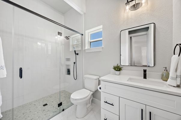 Bathroom, Glass Shower, Interior