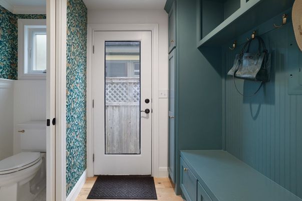 Bathroom, Interior, Wood Texture Flooring