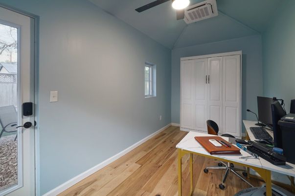 Home Office, Interior, Wood Texture Flooring