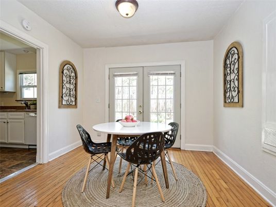 Dining room, Interior, Wood Texture Flooring