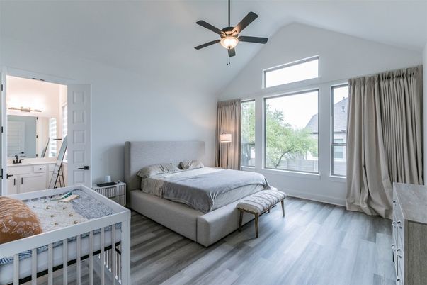 Bedroom, Interior, Wood Texture Flooring
