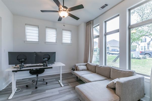 Home Office, Interior, Wood Texture Flooring