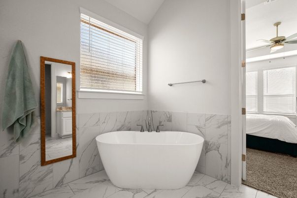 Bathroom, Bedroom, Free Standing Baths, Interior, Marble, Marble Walls