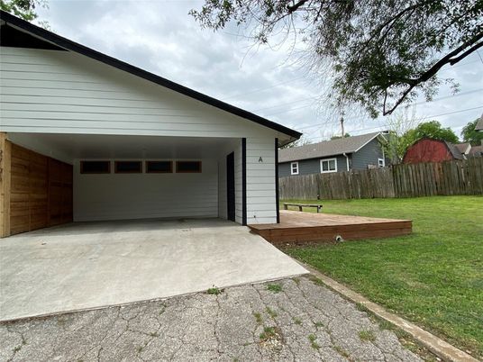 Backyard, Detached Garage, Exterior