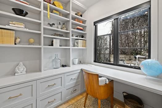 Home Office, Interior, Wood Texture Flooring