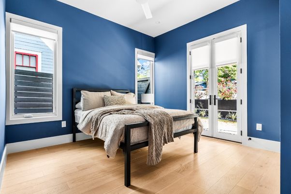 Bedroom, Interior, Wood Texture Flooring