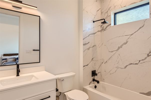 Bathroom, Interior, Marble Walls