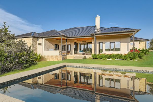 Backyard, Exterior, Facade, Mediterranean