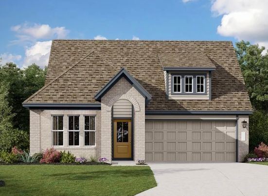 Attached, Exterior, Facade, Brick Traditional