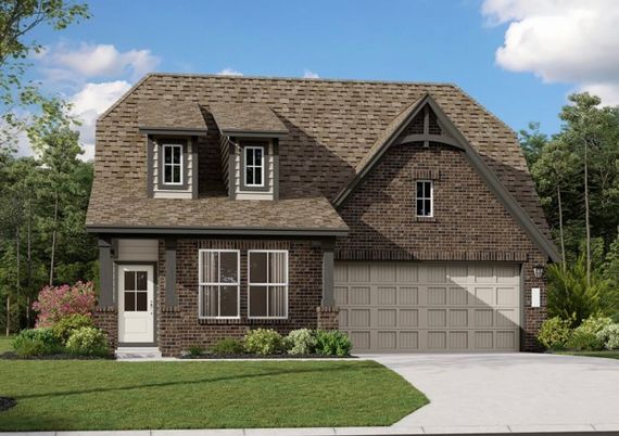 Attached, Exterior, Facade, Brick Facade, Brick Traditional