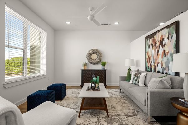 Interior, Living room, Recessed Lighting