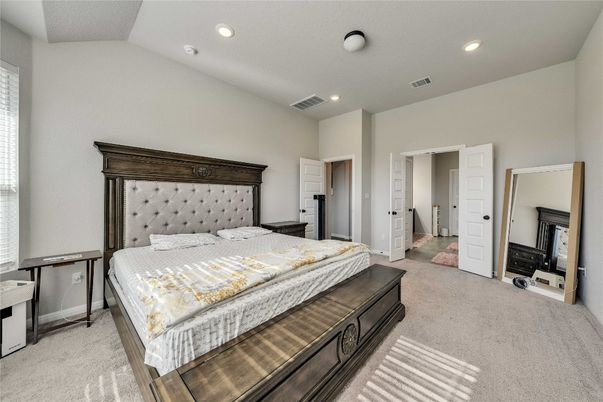 Bedroom, Interior, Recessed Lighting