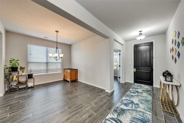 Chandelier, Interior, Wood Texture Flooring