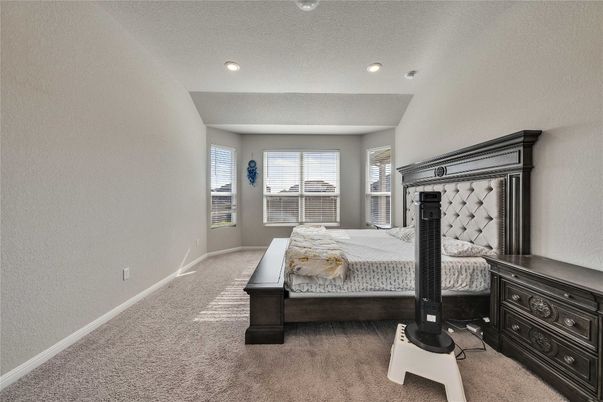 Bedroom, Interior, Recessed Lighting