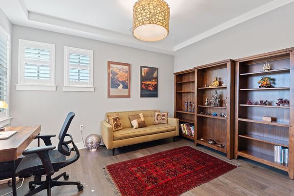 Home Office, Interior, Wood Texture Flooring