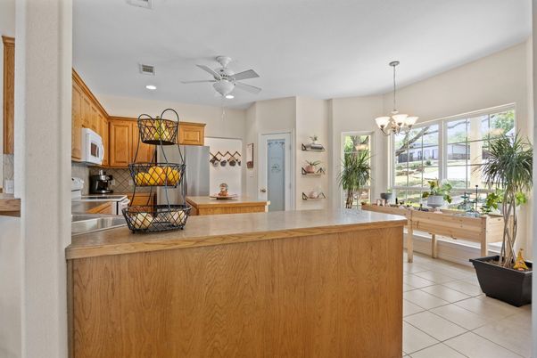 Chandelier, Interior, Kitchen, Recessed Lighting