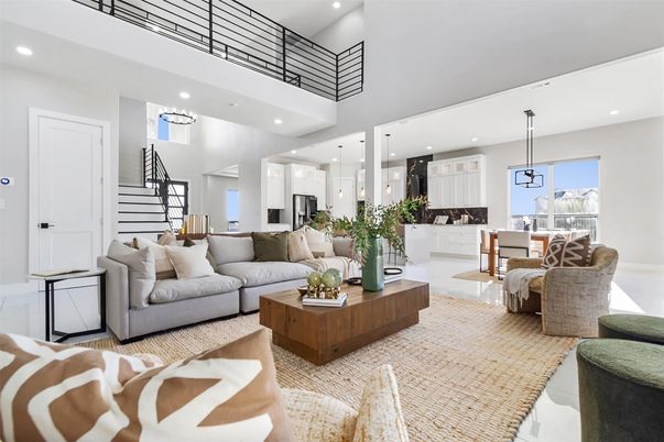 Dining room, Interior, Kitchen, Living room, Pendant Lights, Recessed Lighting