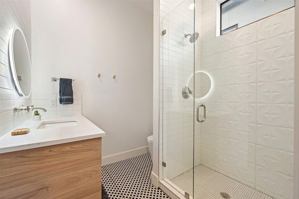 Bathroom, Glass Shower, Interior