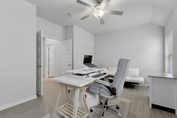 Home Office, Interior, Wood Texture Flooring