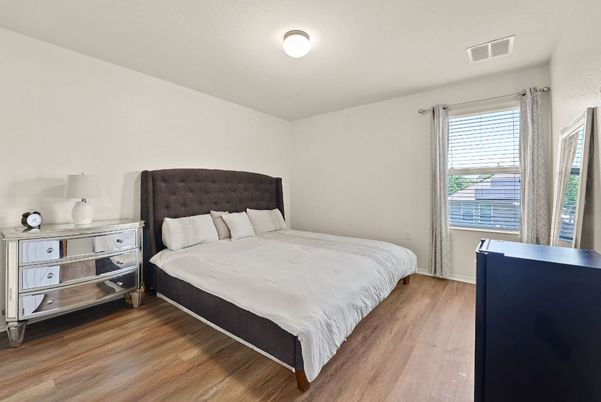 Bedroom, Interior, Wood Texture Flooring