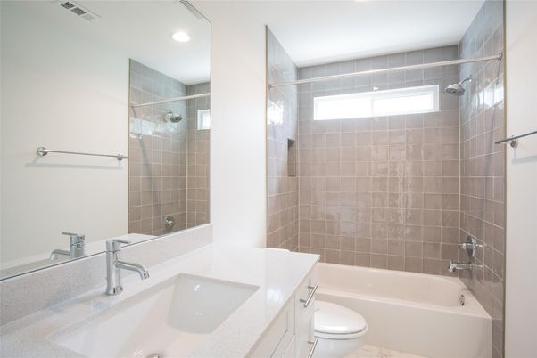 Bathroom, Interior, Marble, Recessed Lighting