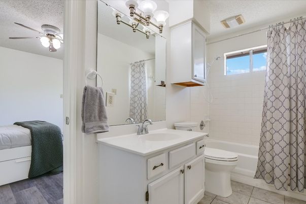 Bathroom, Interior, Wood Texture Flooring