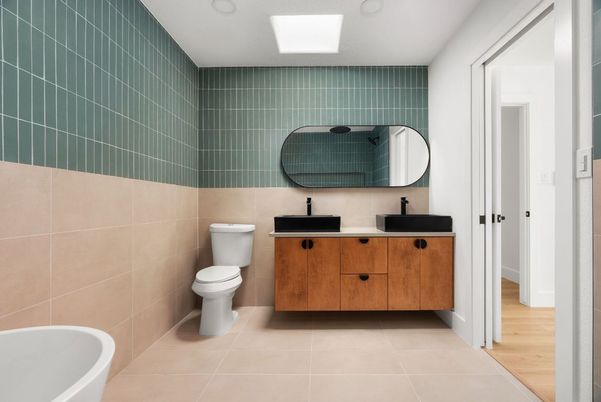 Bathroom, Interior, Recessed Lighting