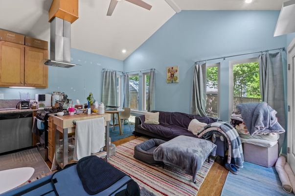 Interior, Kitchen, Living room, Recessed Lighting