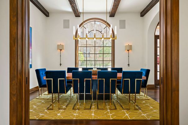 Dining room, Interior, Wooden Beams, Wood Texture Flooring