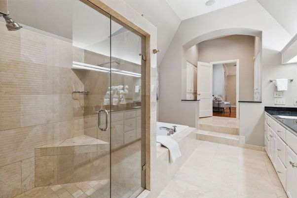 Bathroom, Glass Shower, Interior