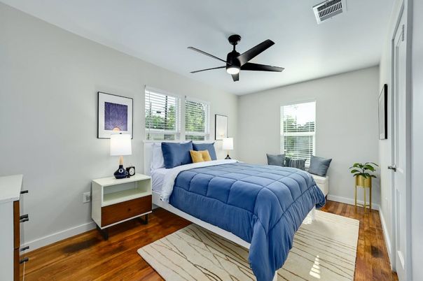 Bedroom, Interior, Wood Texture Flooring