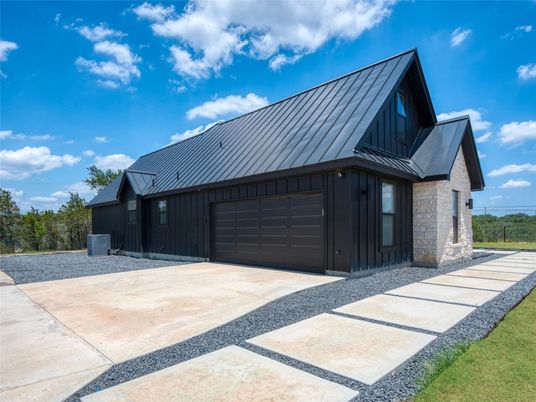 Attached, Exterior, Facade, Brick Facade, Farmhouse