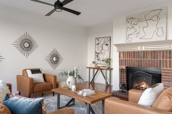 Fireplace, Interior, Living room