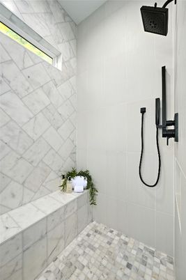 Bathroom, Interior, Marble Walls