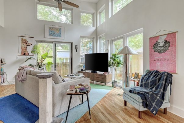 Interior, Living room, Sun Room, Wood Texture Flooring