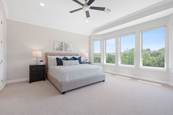 Bedroom, Interior, Recessed Lighting