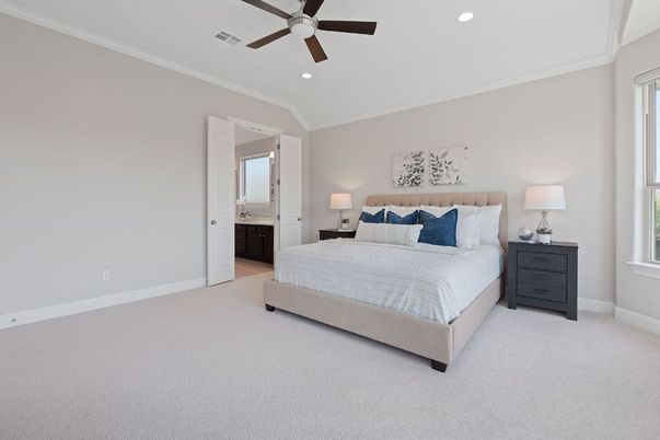 Bedroom, Interior, Recessed Lighting