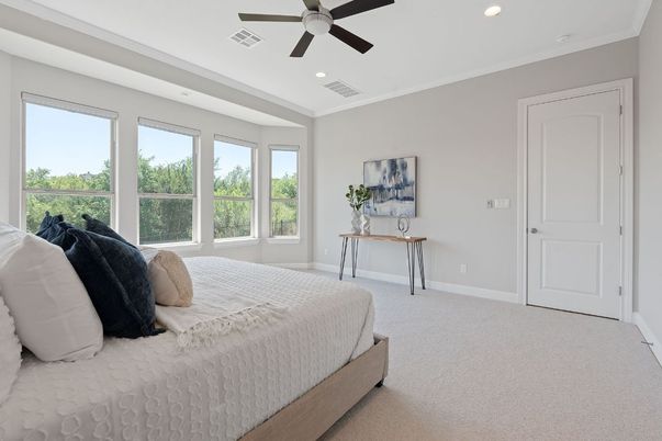Bedroom, Interior, Recessed Lighting