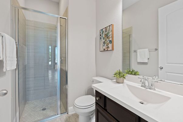 Bathroom, Glass Shower, Interior