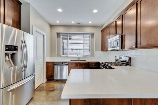 Interior, Kitchen, Recessed Lighting, Stainless Steel Appliances