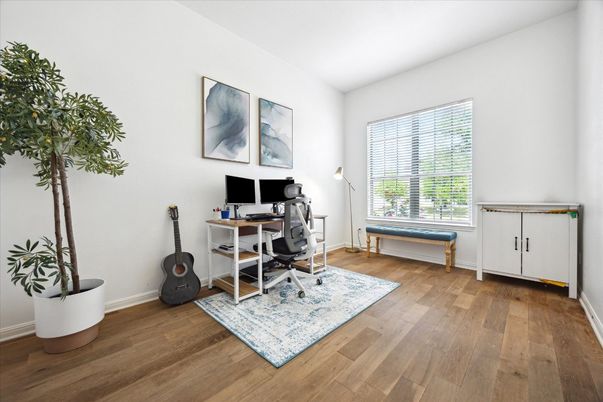 Home Office, Interior, Wood Texture Flooring