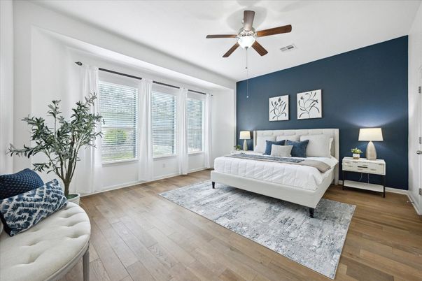 Bedroom, Interior, Wood Texture Flooring