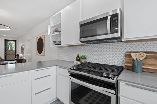 Interior, Kitchen, Recessed Lighting, Stainless Steel Appliances