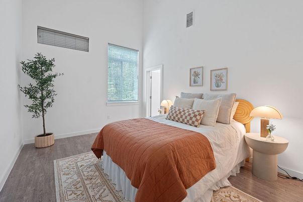 Bedroom, Interior, Wood Texture Flooring