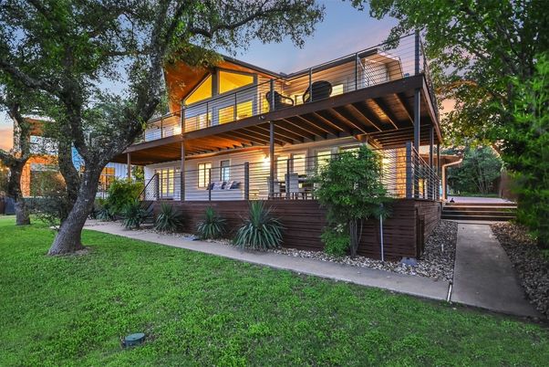 Backyard, Exterior, Facade, Log Home